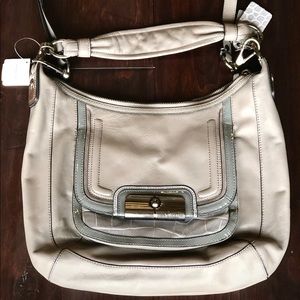 Authentic Gray COACH purse new with tags